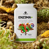 ENZIMA+ complex de Enzime Digestive, cu Betaină HCL • 90 capsule