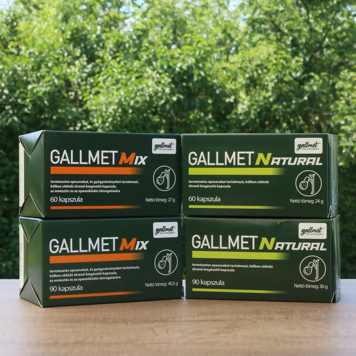 Gallmet Natural capsule cu acizi biliari • 90 buc.