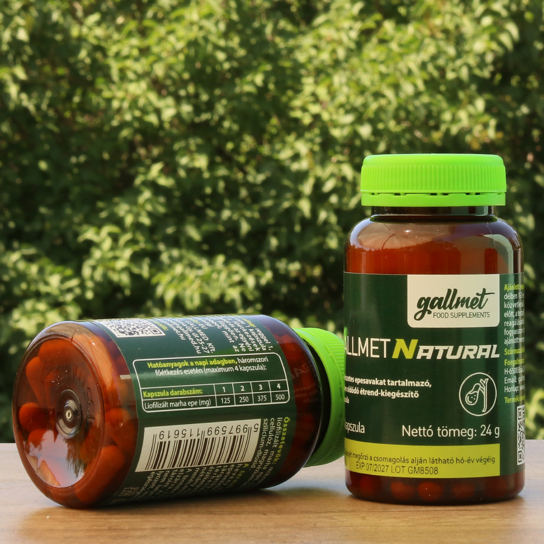 Gallmet Natural capsule cu acizi biliari • 90 buc.