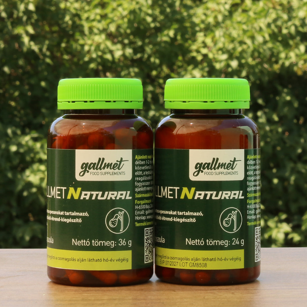 Gallmet Natural capsule cu acizi biliari • 90 buc.
