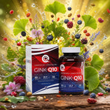 GINK-Q10 • Complex de Coenzima Q10 + Ginkgo Biloba • 60 capsule