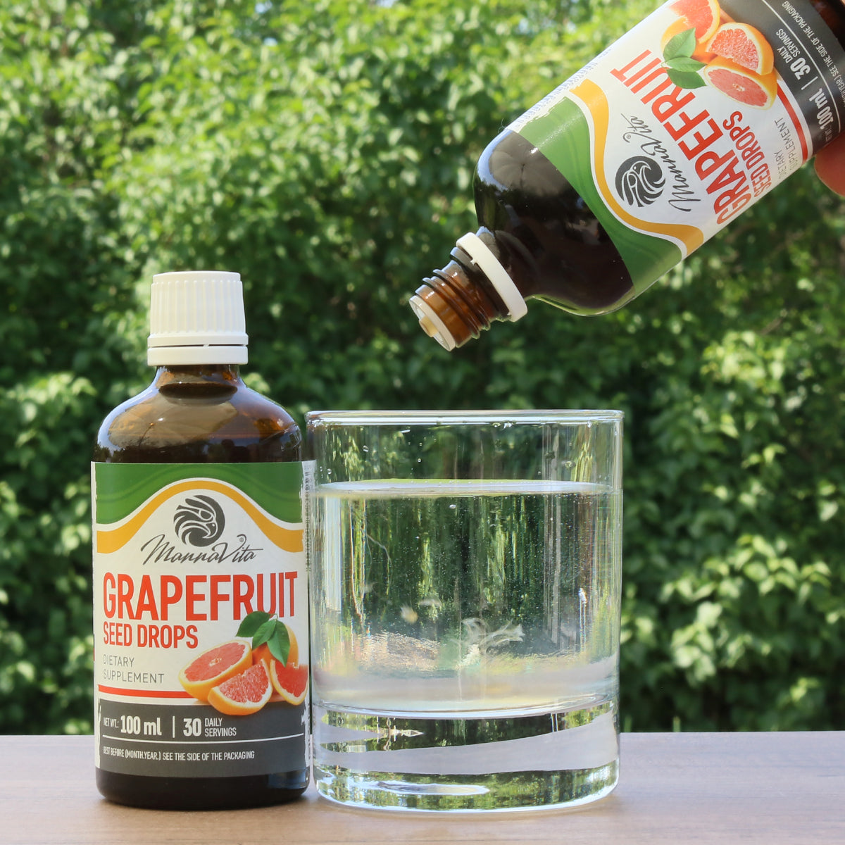 Picături cu extract din semințe de grepfrut Mannavita • 100 ml