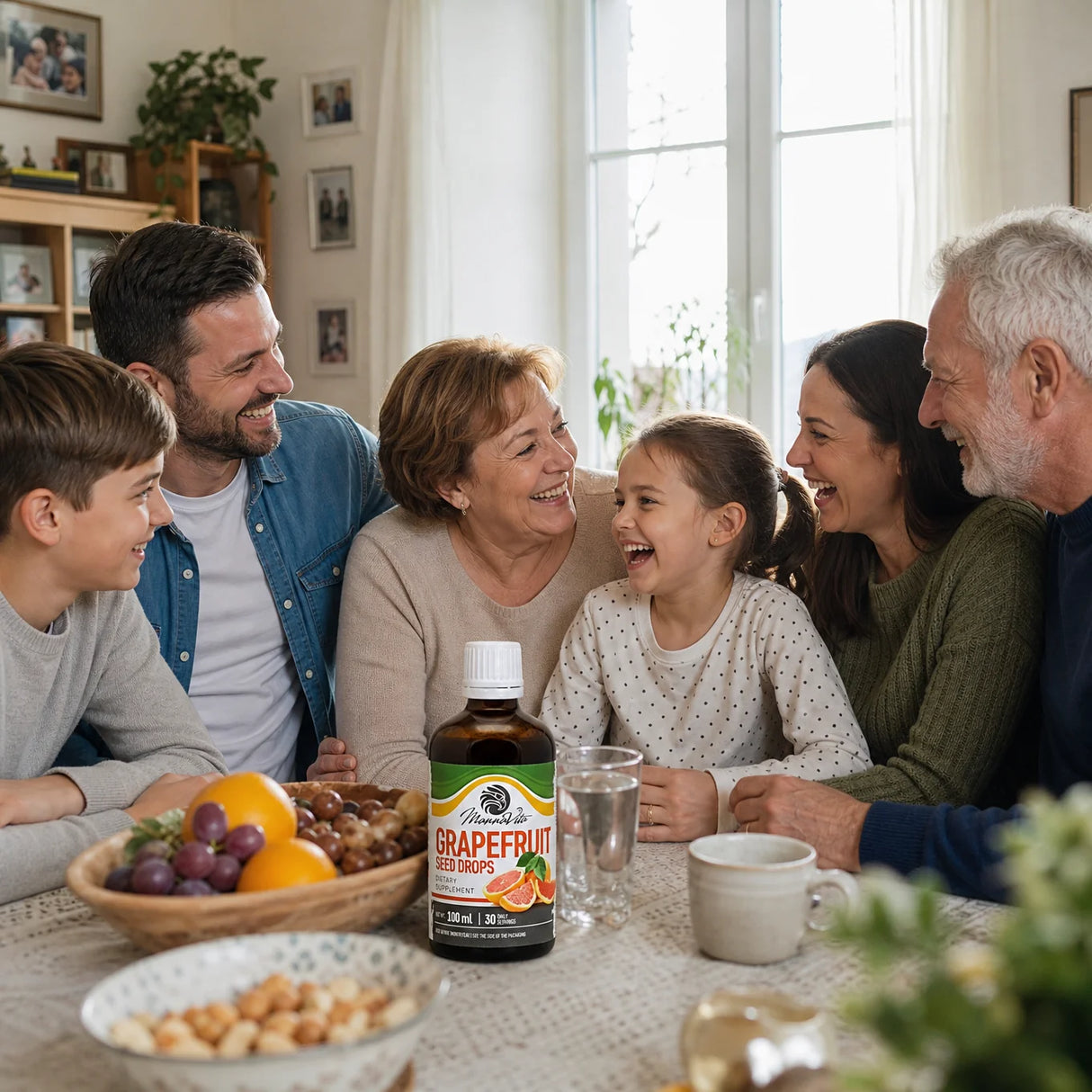 Picături cu extract din semințe de grepfruit Mannavita • 100 ml