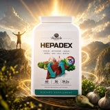 HEPADEX, complex pentru regenerarea Ficatului și îmbunătățirea sănătății Hepatice • 60 capsule