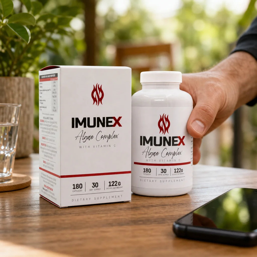 IMUNEX complex de alge • cu 5 alge • 180 capsule