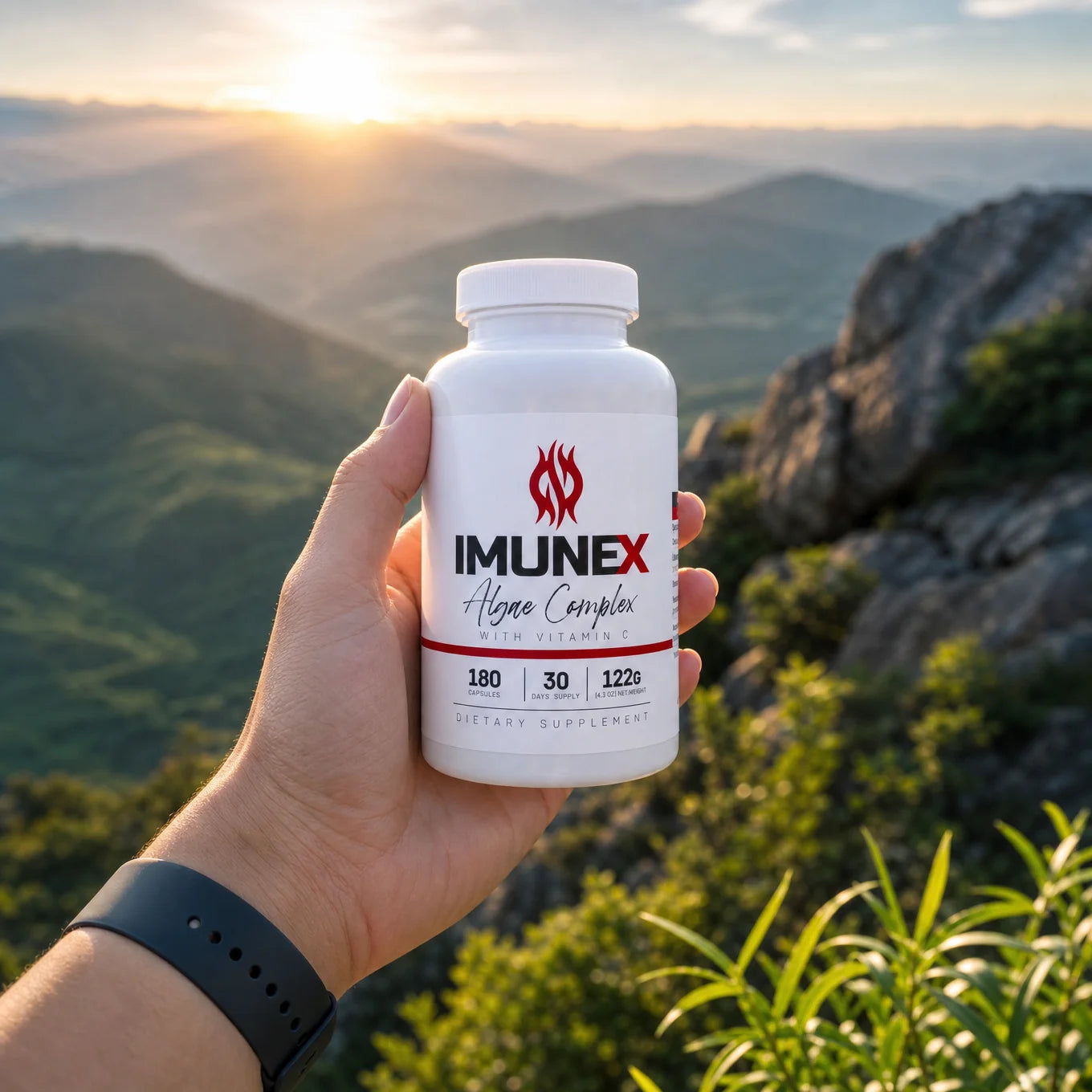 IMUNEX complex de alge • cu 5 alge • 180 capsule