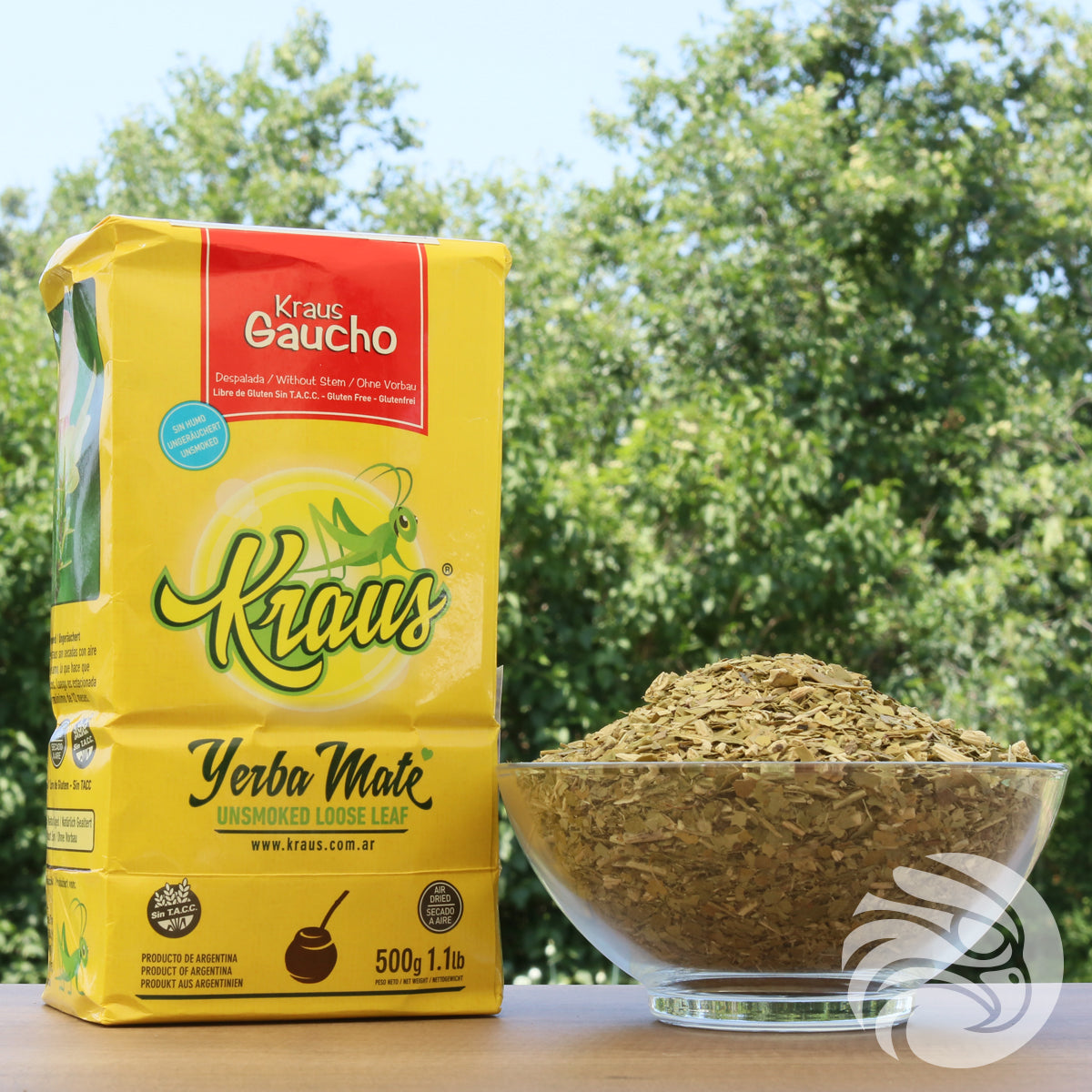 Kraus yerba mate • Gaucho, sin palo - Fără tulpini • 500 g