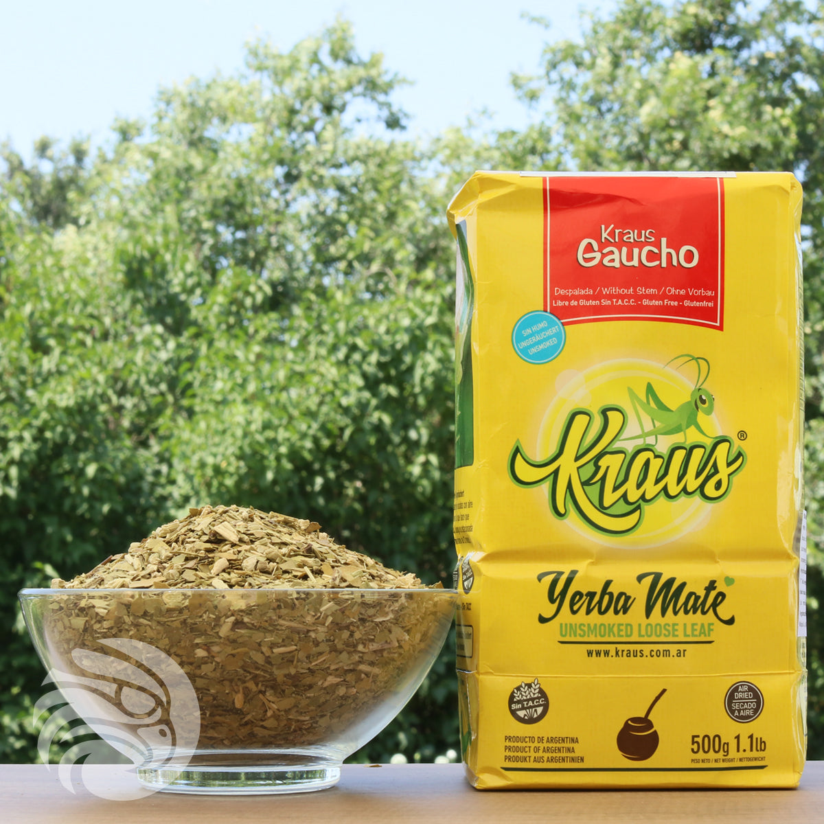Kraus yerba mate • Gaucho, sin palo - Fără tulpini • 500 g