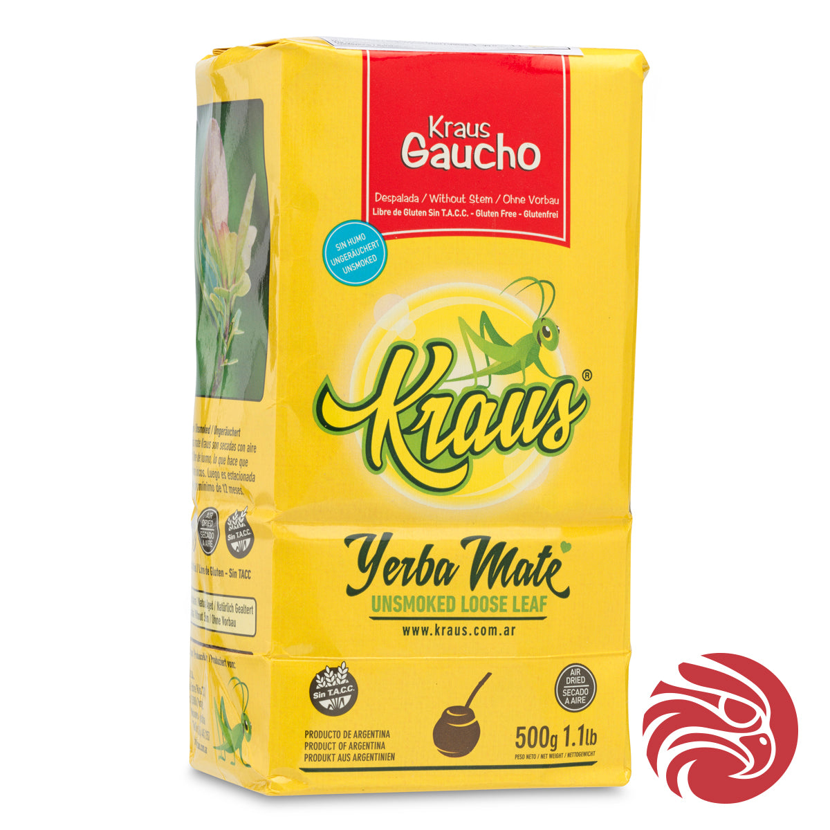 Kraus yerba mate • Gaucho, sin palo - Fără tulpini • 500 g