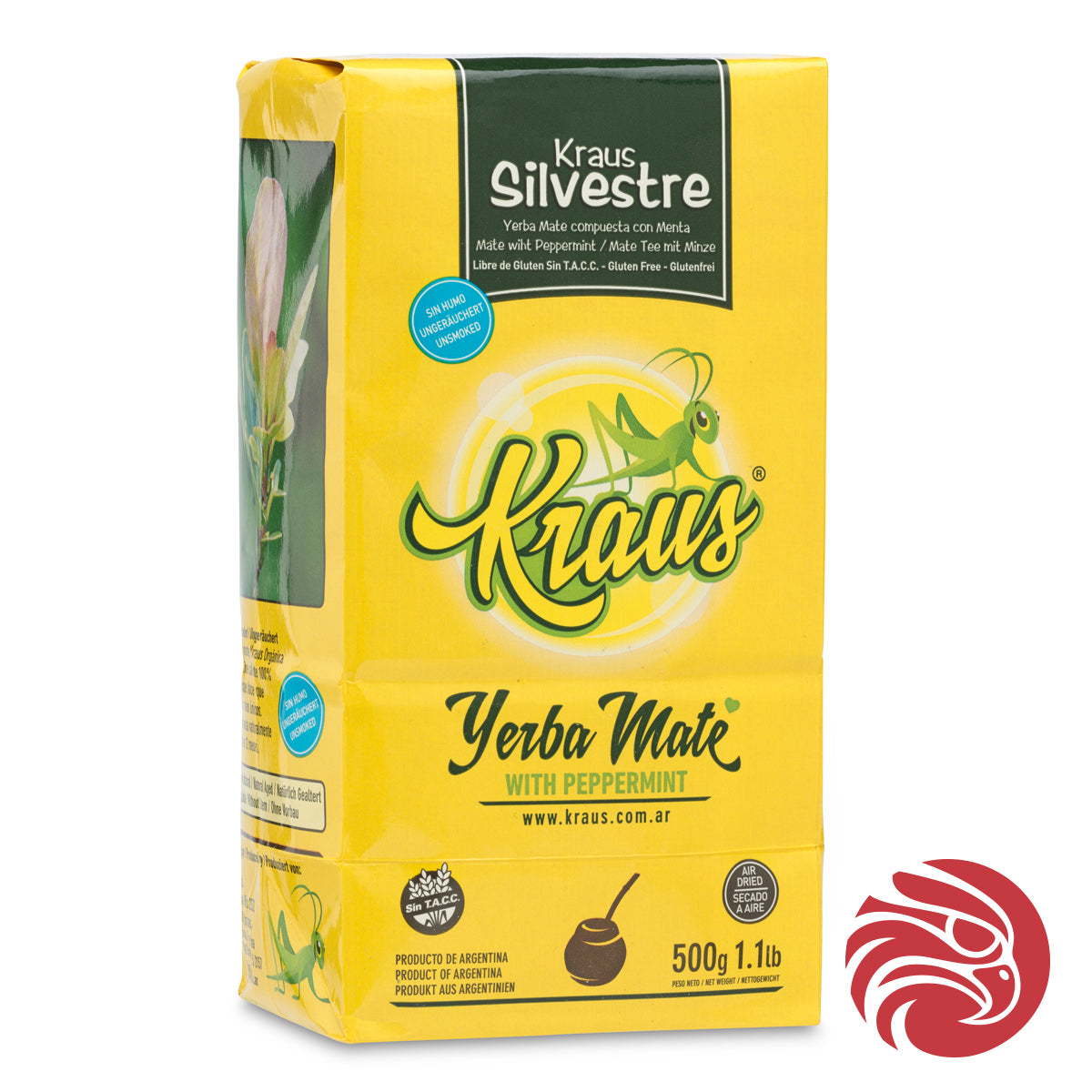Ceai yerba mate Kraus • Silvestre, MENTĂ • 500 g