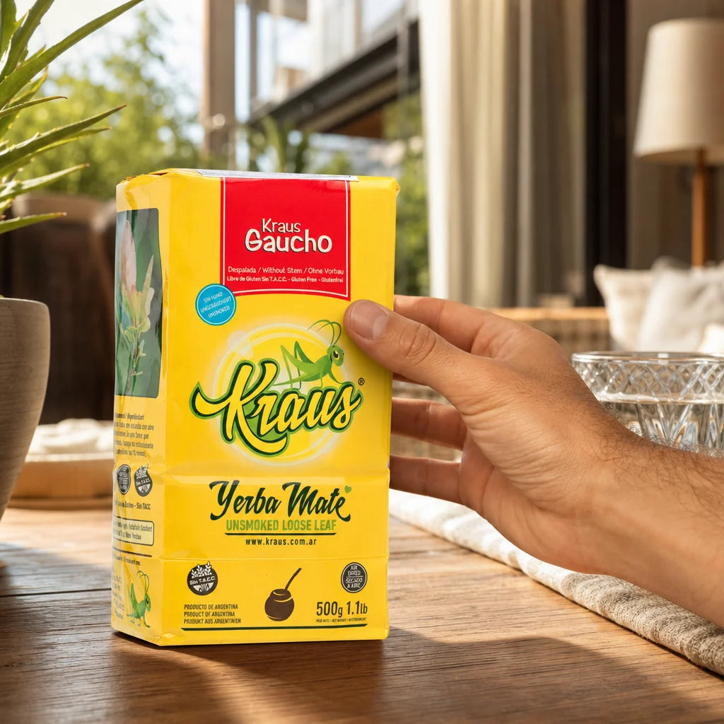 Ceai yerba mate Kraus • Silvestre, MENTĂ • 500 g