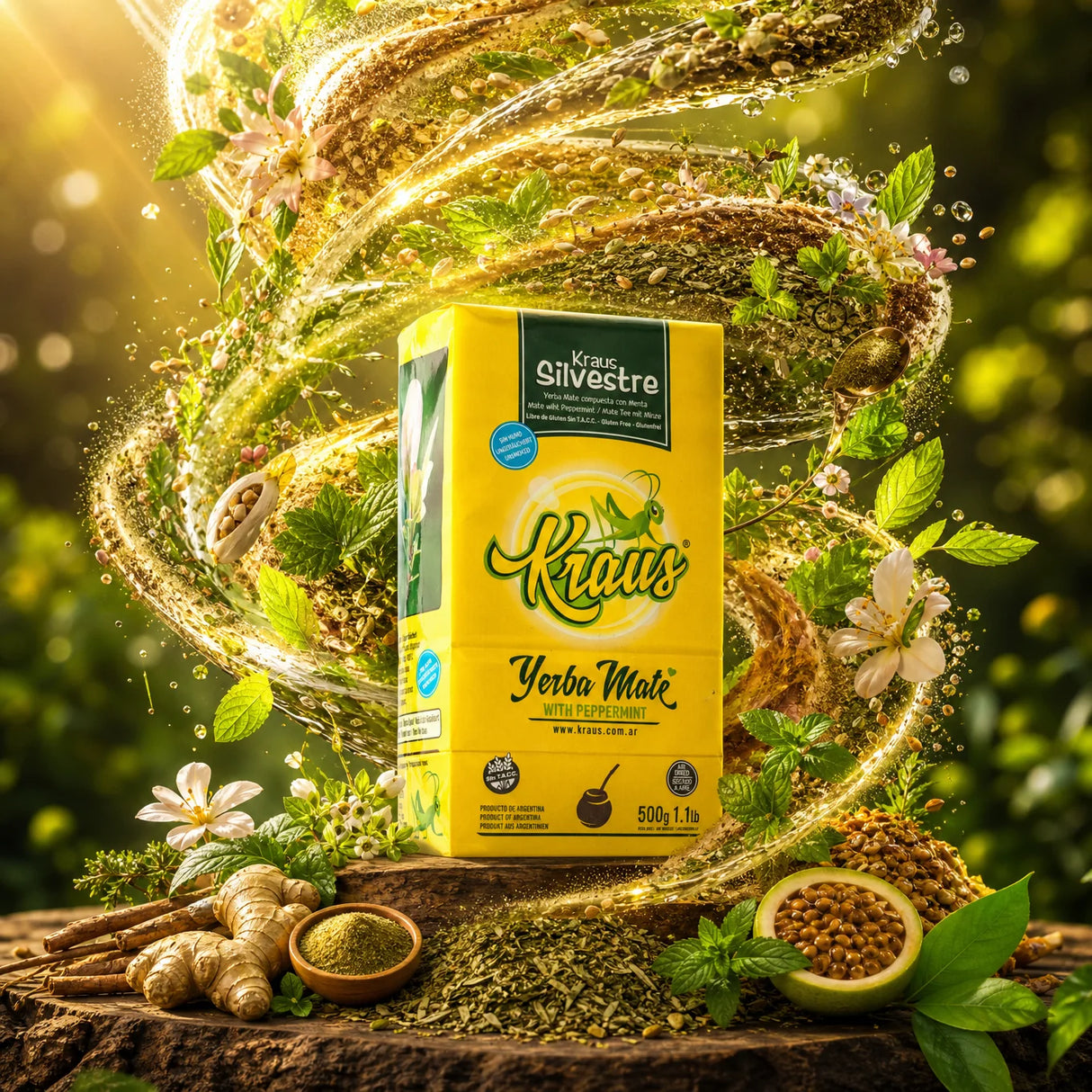 Kraus yerba mate • Gaucho, sin palo - Fără codițe • 500 g