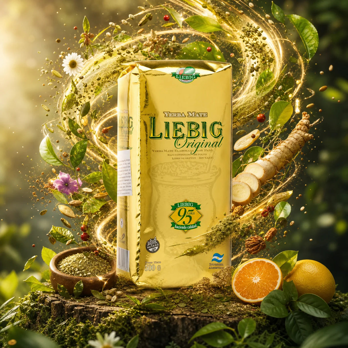 Ceai de yerba mate Liebig Original • Elaborată cu palo • 500 g