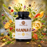 MANNA-D Vitamina D3 în ulei de măsline, 4000 UI • 120 capsule
