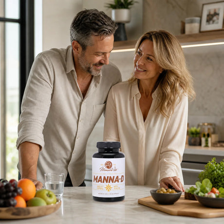 MANNA-D Vitamina D3 în ulei de măsline, 4000 UI • 120 capsule