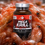 MegaKRILL 1500 mg ulei de Krill + ulei de Pește • 90 capsule