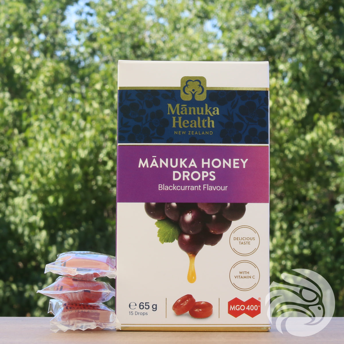 Pastile cu miere de Manuka și coacăze negre • 15 buc.