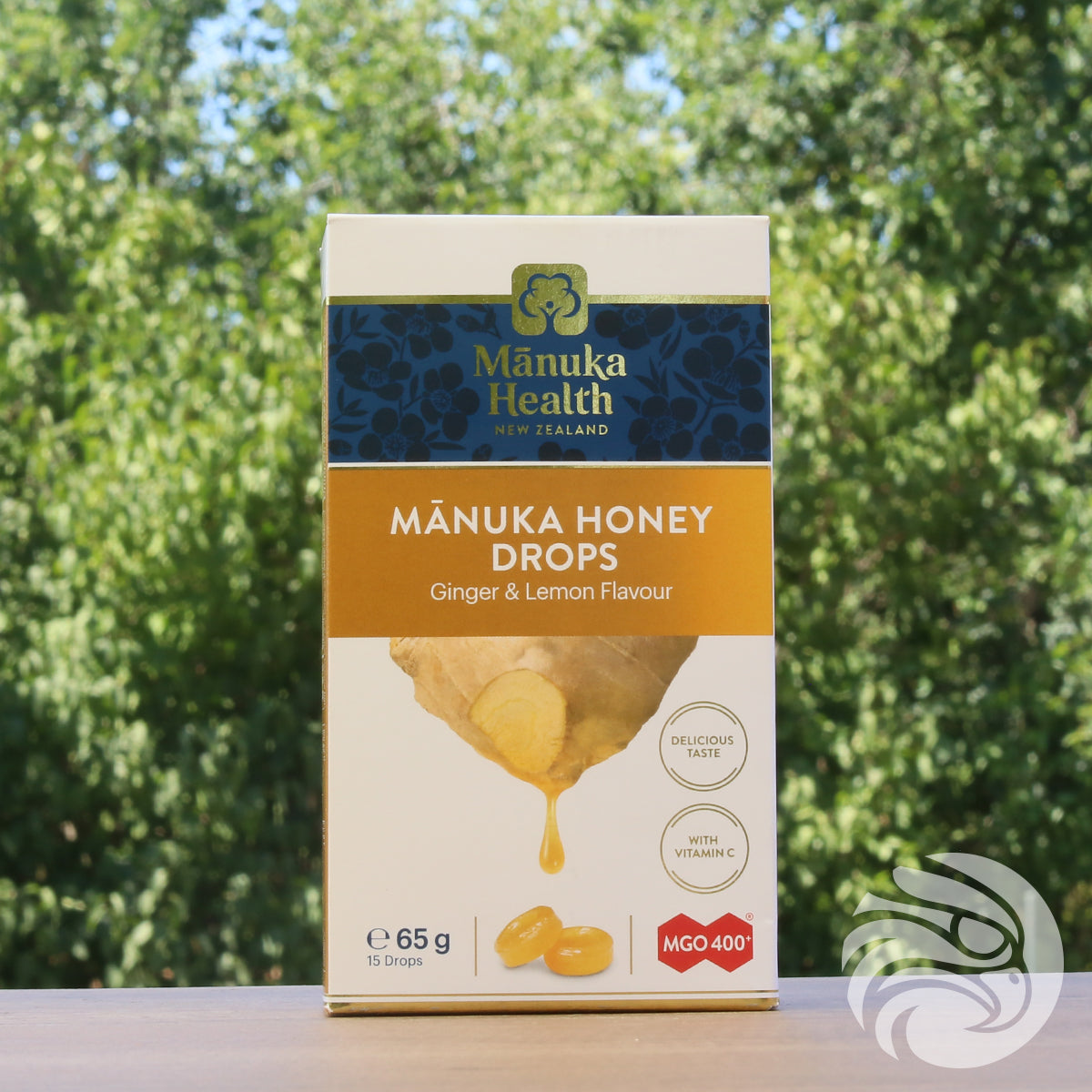 Pastile cu miere de Manuka, ghimbir natural și lămâie • 15 buc.