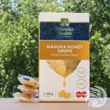 Pastile cu miere de Manuka, ghimbir natural și lămâie • 15 buc.