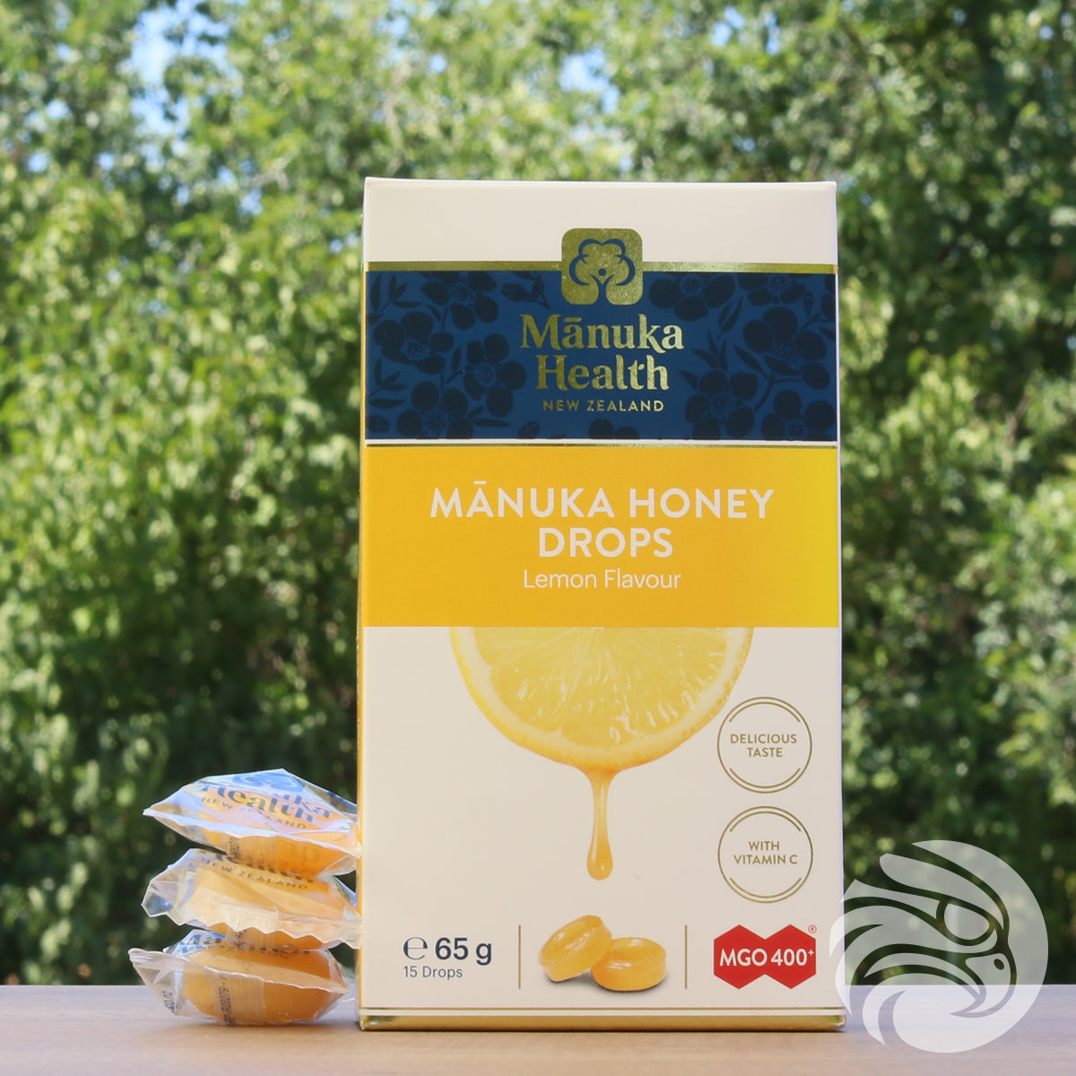 Pastile cu miere de Manuka și lămâie naturală • 15 buc.