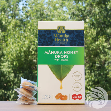 Pastile cu miere de Manuka și propolis • 15 buc.