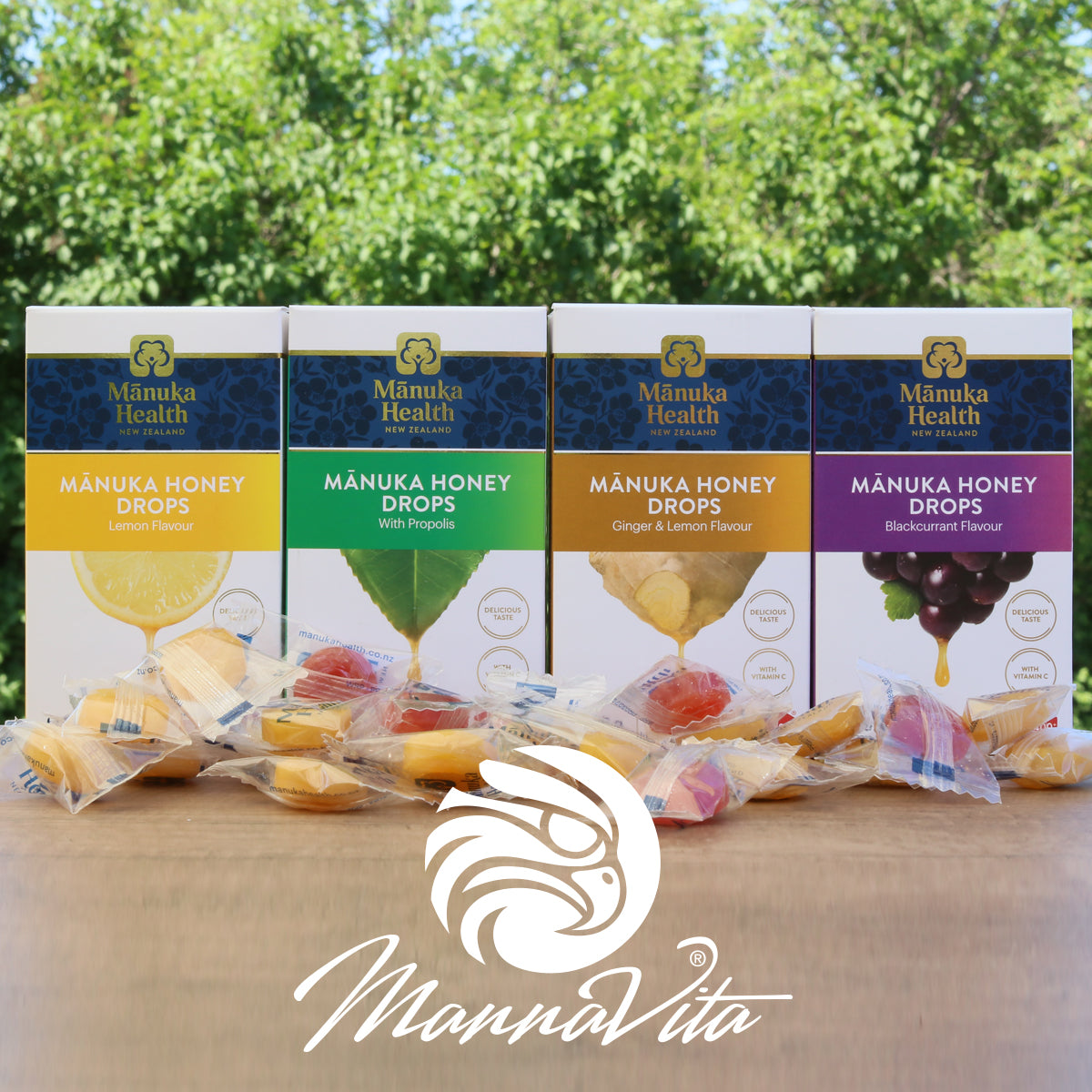 Pastile cu miere de Manuka, ghimbir natural și lămâie • 15 buc.