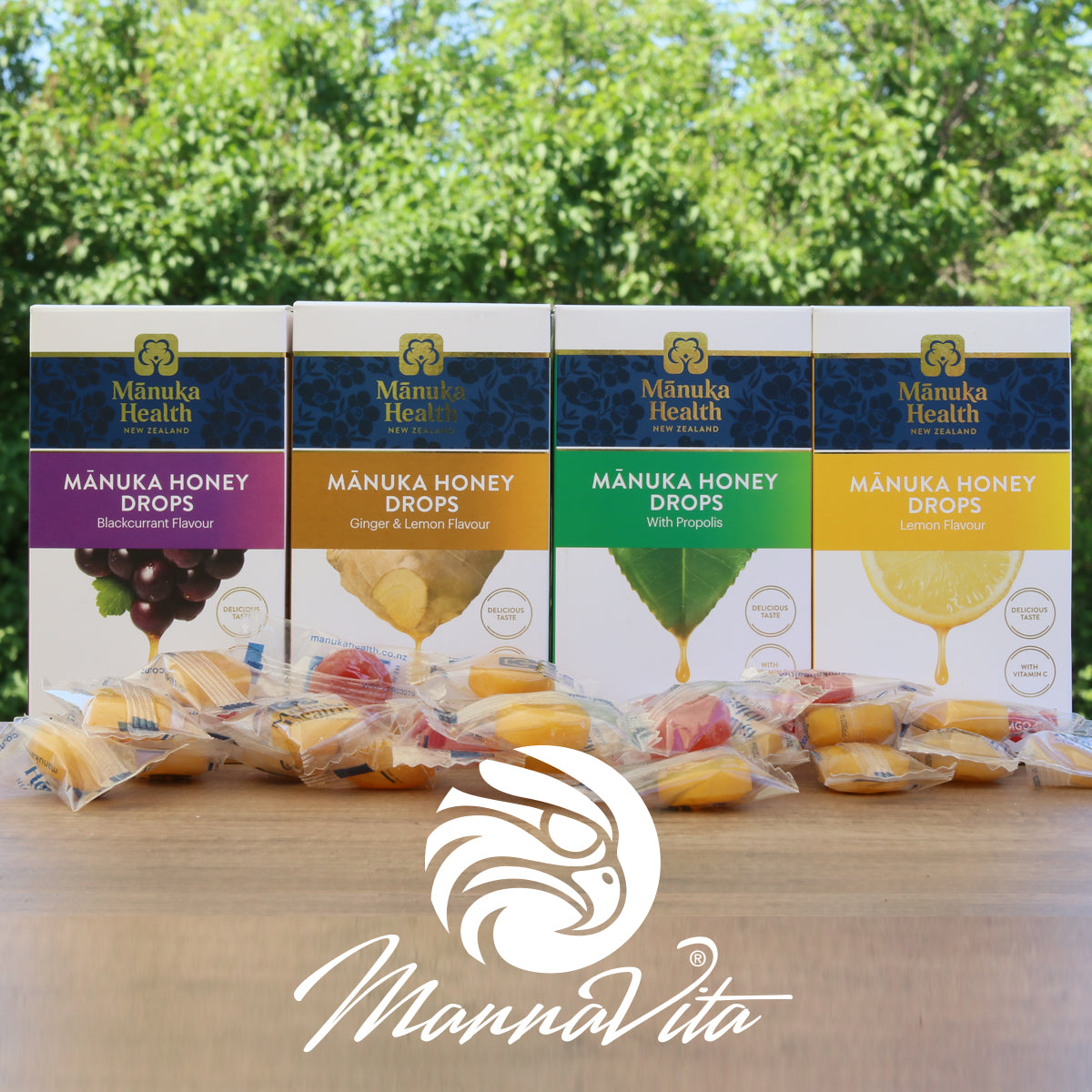Pastile cu miere de Manuka, ghimbir natural și lămâie • 15 buc.