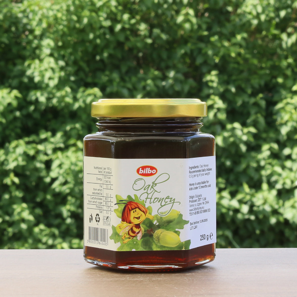 Miere crudă de stejar Bilbo • 250 g
