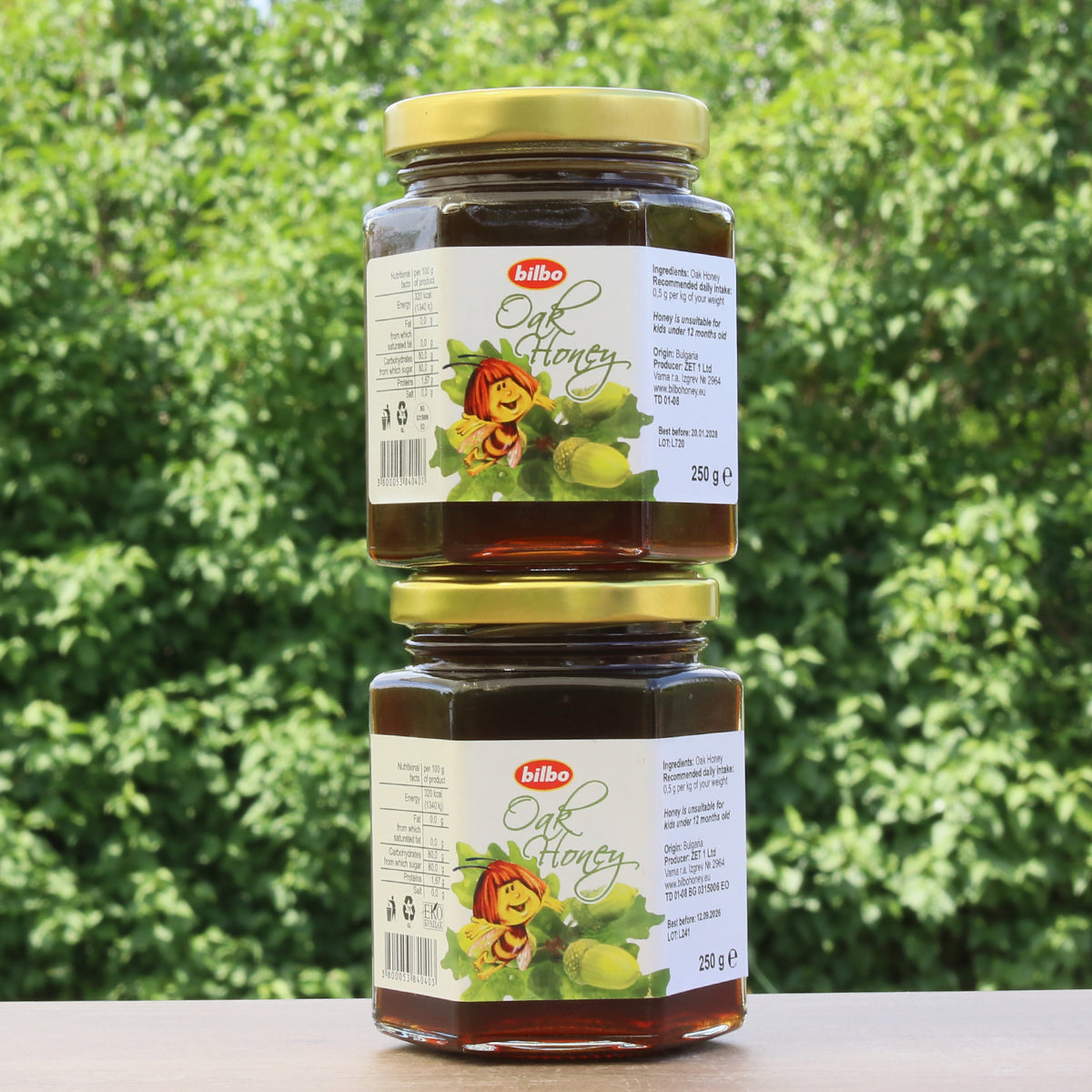 Miere crudă de stejar Bilbo • 250 g