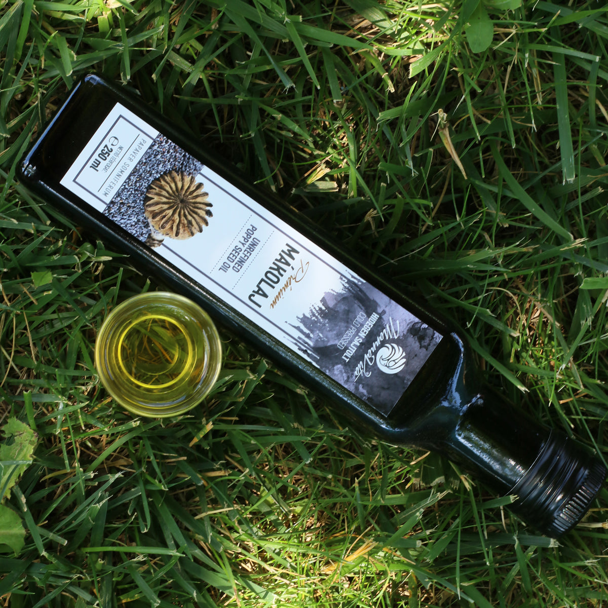 Ulei de semințe de mac presat la rece maghiar Mannavita • 250 ml