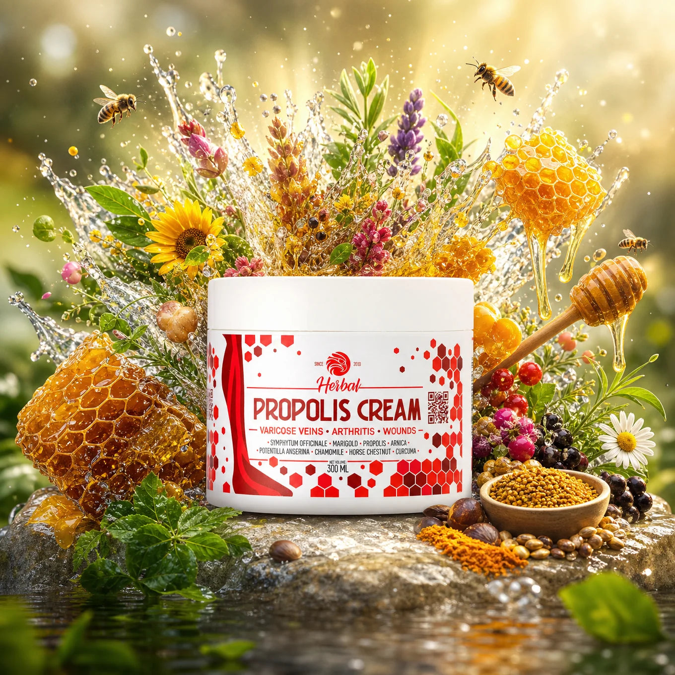 Mannavita • Cremă cu Propolis și Plante • 300 ml