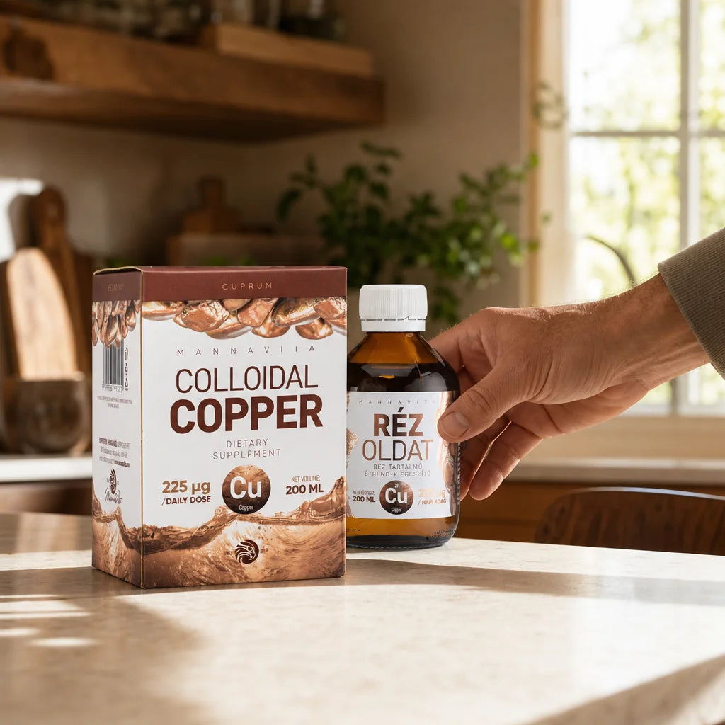 Mannavita Cupru Coloidal, 225µg / doză zilnică • 200ml