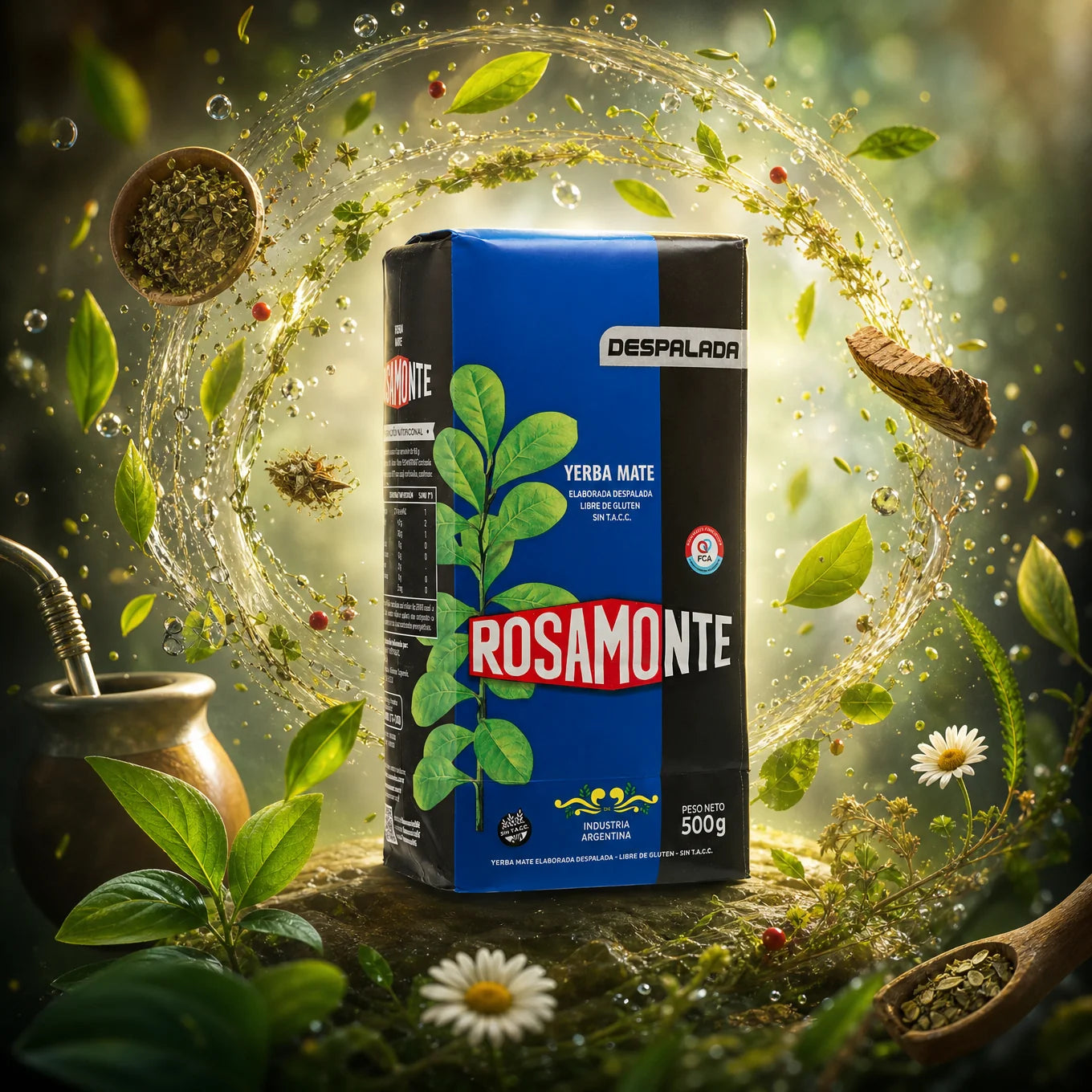 Ceai yerba mate Rosamonte • DESPALADA • 500 g