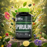 Mannavita Spirulina • tablete de 500 mg • 180 buc.