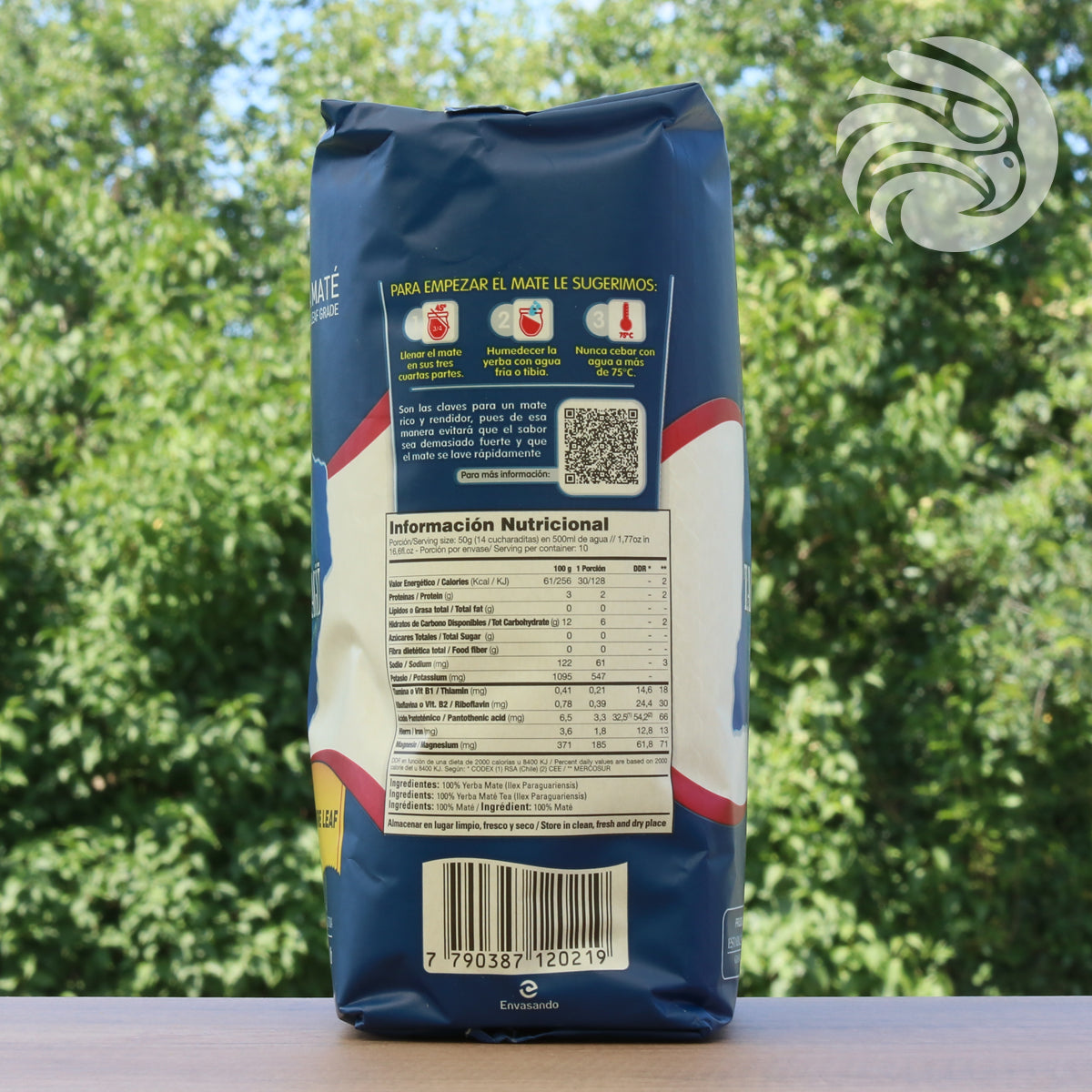 Ceai yerba mate Taragüi • Frunză pură – sin palo • 500 g