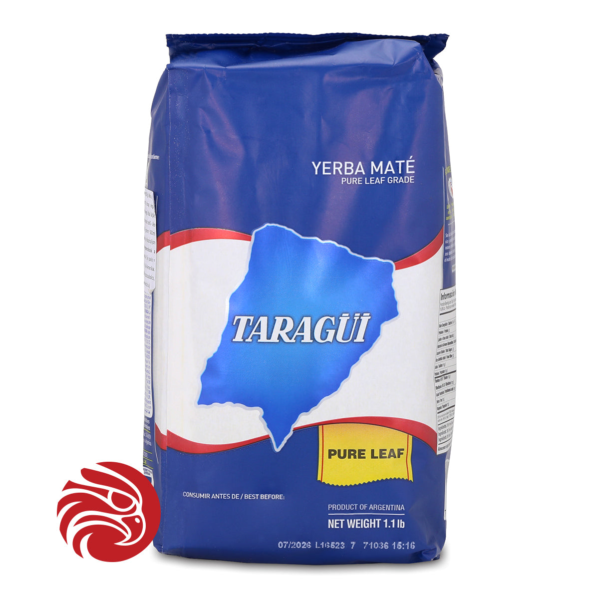 Ceai yerba mate Taragüi • Frunză pură – sin palo • 500 g
