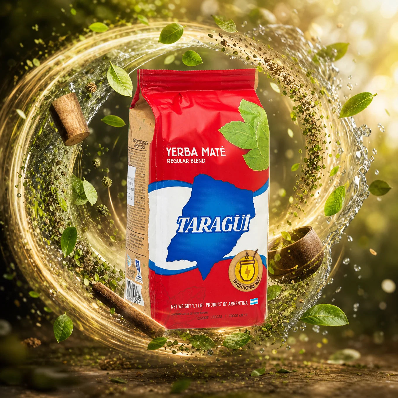 Ceai yerba mate Taragüi • Elaborada cu codițe • 500 g