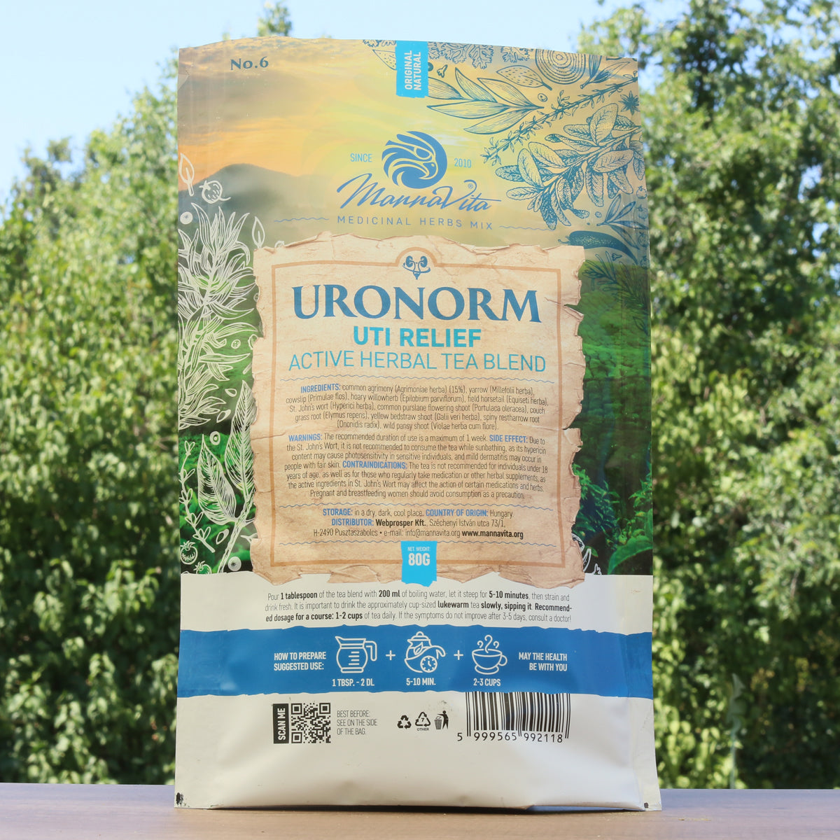 URONORM ameliorare ITU amestec activ de ceai din plante • 80g