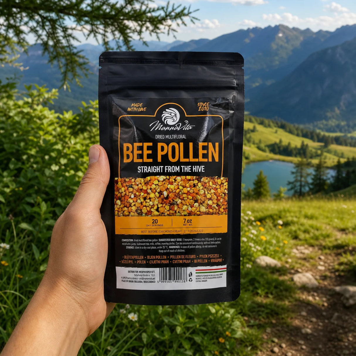 Mannavita polen uscat de albine multifloral • 200 g